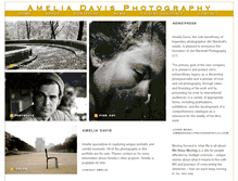 Tablet Screenshot of ameliadavisphotography.com